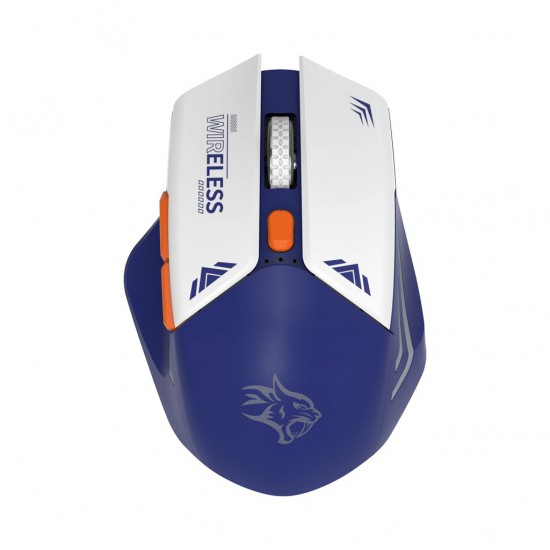 Porodo Gaming Wireless Mouse Gaming Design (1600DPI, Blue)